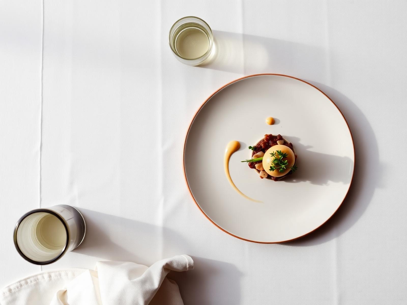 A beautifully plated dish